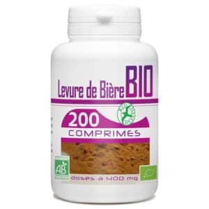 Levure de Bière Bio 400mg - 200 comprimés