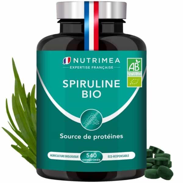 Spiruline BIO – Complément alimentaire naturel (60 gélules)