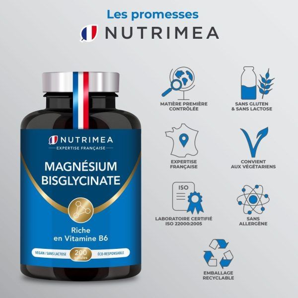 Magnesium Bisglycinate et vitamine B6